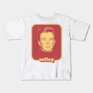 Rick Astley / Retro 80s Fan Tribute Design Kids T-Shirt